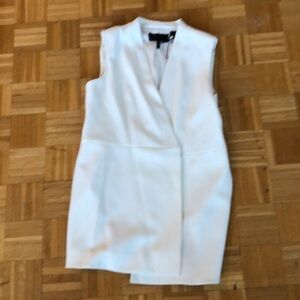 Bcbg maxazria sleeveless cream Caryn dress. New with tags. Size L.